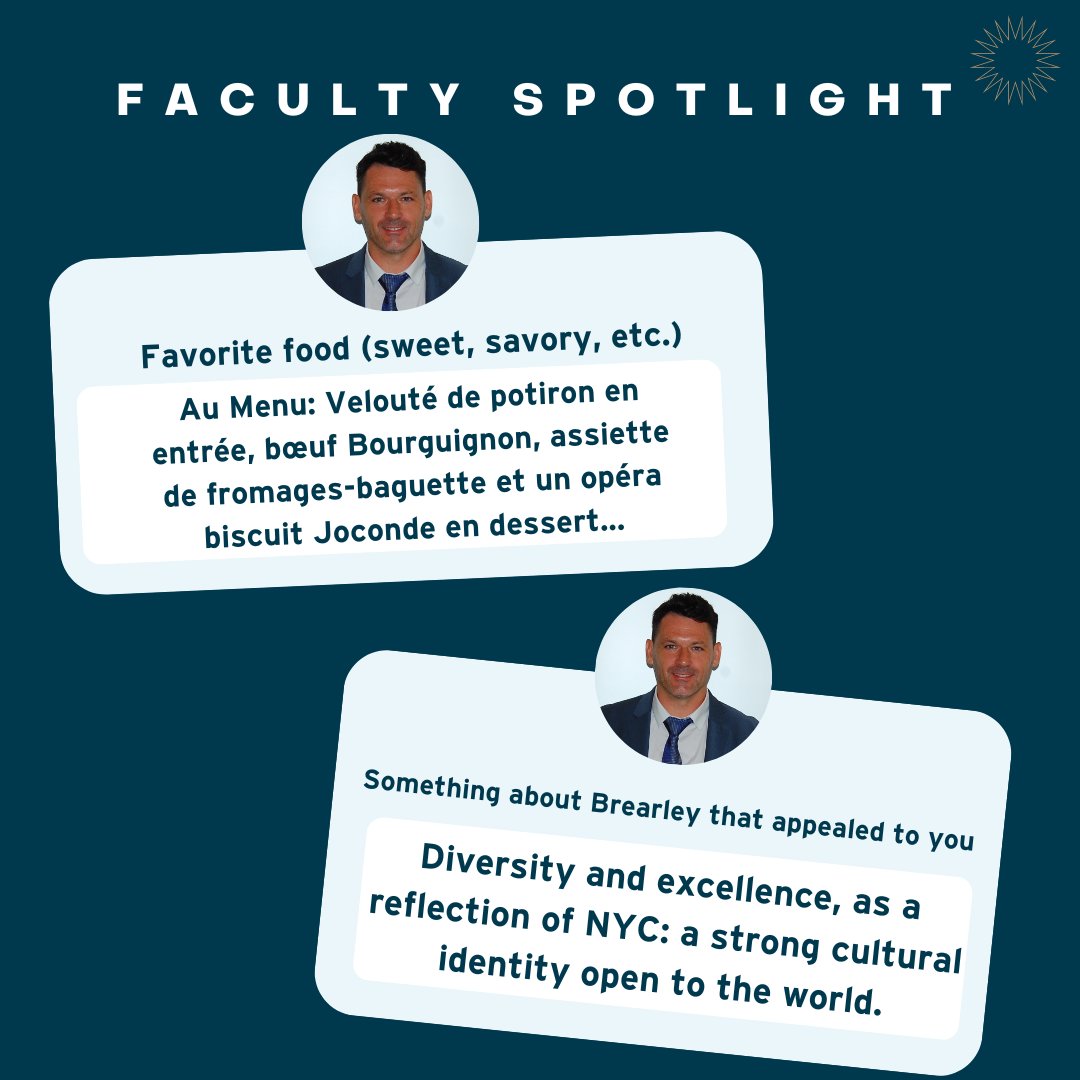 We are pleased to introduce our new French Teacher, Monsieur 
Gabriel Maginier. Swipe for fun facts and please remember to say hello to Monsieur Maginier when you see him on campus. ⁠
Welcome, Monsieur Maginier!
⁠
⁠
⁠
🔗 for full profilea: brearley.org/news-detail?pk…