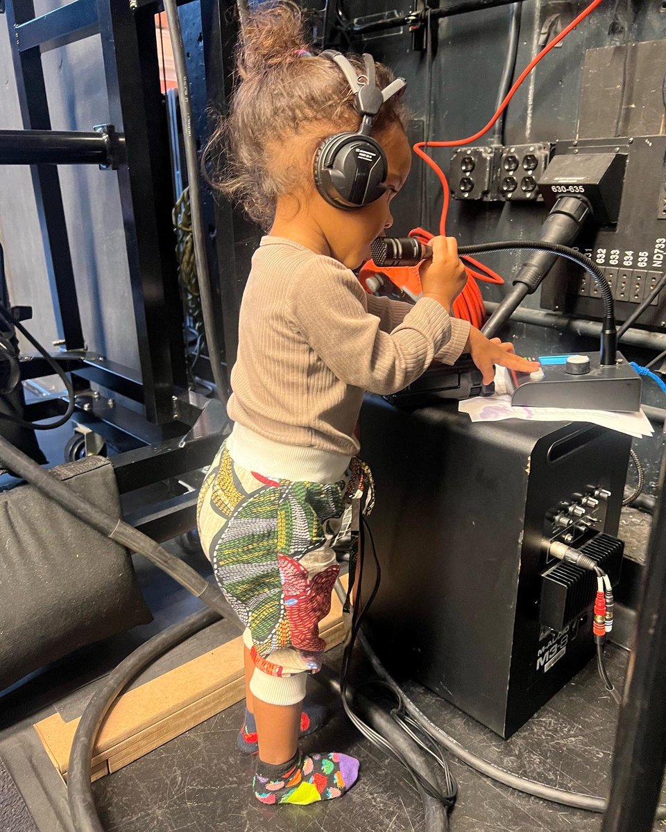 Our new stage manager ♥️