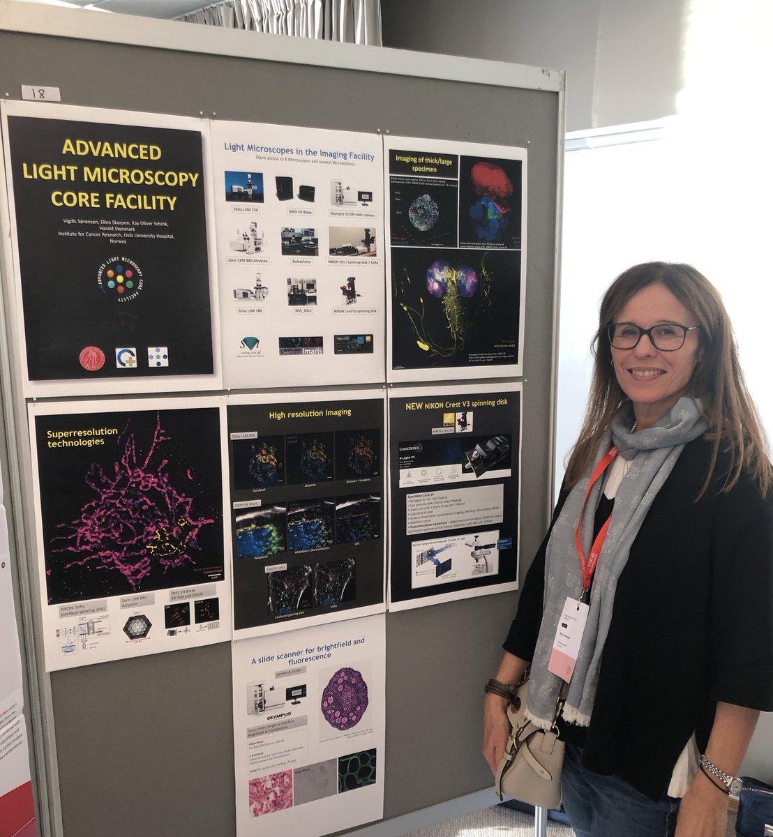 OSLOmicsCore's tweet photo. Good presence of ICR core facilities at the @CanCell_UiO annual meeting.  Cutting-edge technology and competence to excel research. @OusResearch @MezaZepeda @SusanneLorenz77 @Microscopy_ICR https://t.co/m86j6sV8xW