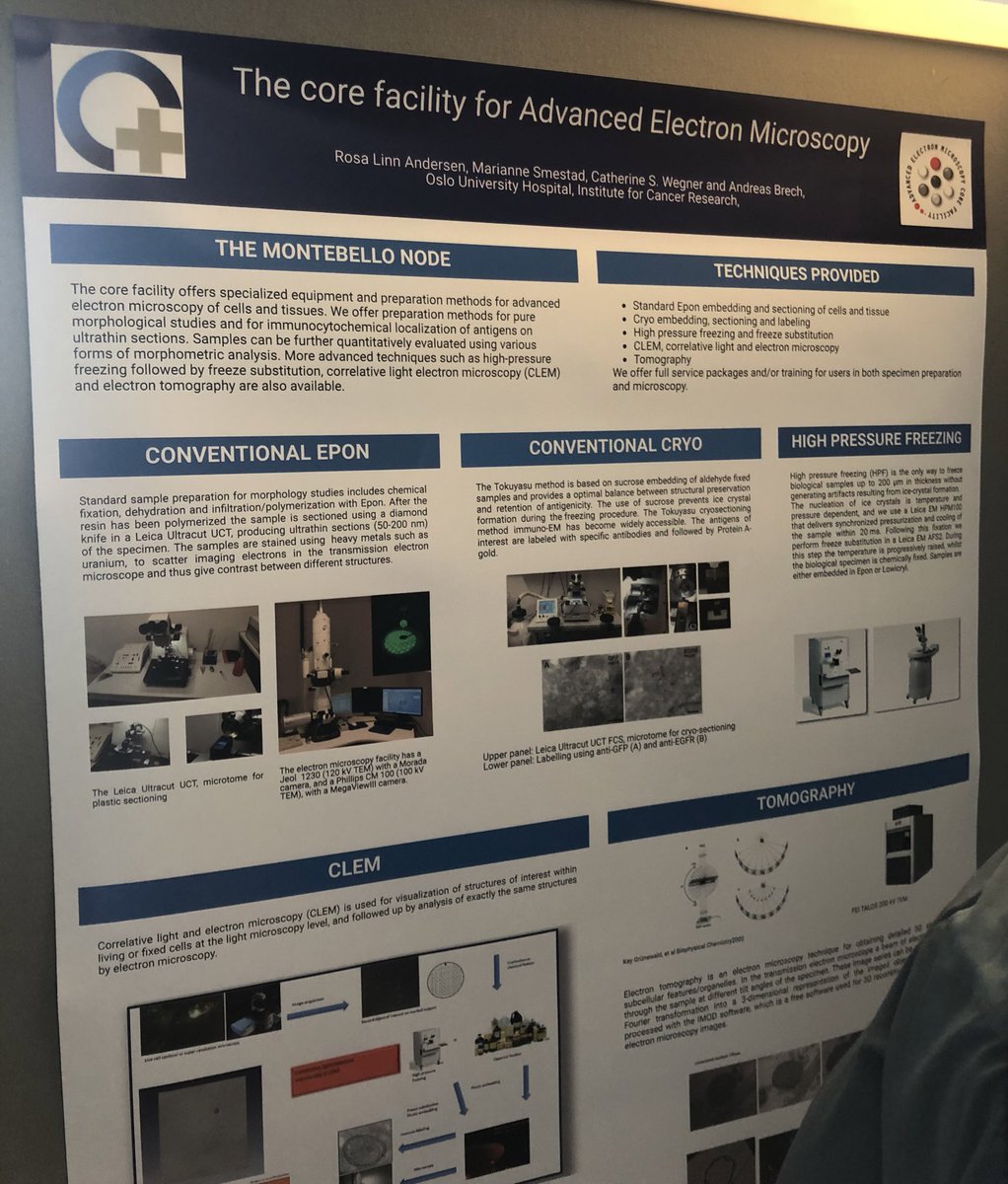 Good presence of ICR core facilities at the <a href="/CanCell_UiO/">Centre for Cancer Cell Reprogramming</a> annual meeting.  Cutting-edge technology and competence to excel research. <a href="/OusResearch/">ous-research</a> <a href="/MezaZepeda/">Leonardo A. Meza-Zepeda</a> <a href="/SusanneLorenz77/">Susanne Lorenz</a> <a href="/Microscopy_ICR/">Ellen Skarpen_ICR</a>