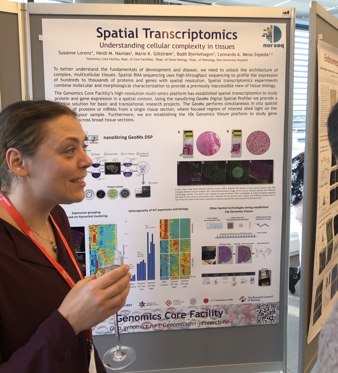 OSLOmicsCore's tweet photo. Good presence of ICR core facilities at the @CanCell_UiO annual meeting.  Cutting-edge technology and competence to excel research. @OusResearch @MezaZepeda @SusanneLorenz77 @Microscopy_ICR https://t.co/m86j6sV8xW
