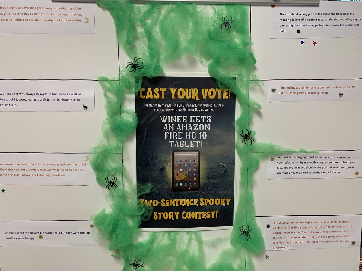TeachWrt's tweet photo. I voted. Have you?  #NationalDayonWriting #whyiwrite #NDOWStrose @CollegeofStRose #eng115csr https://t.co/1VDG3NC3nC