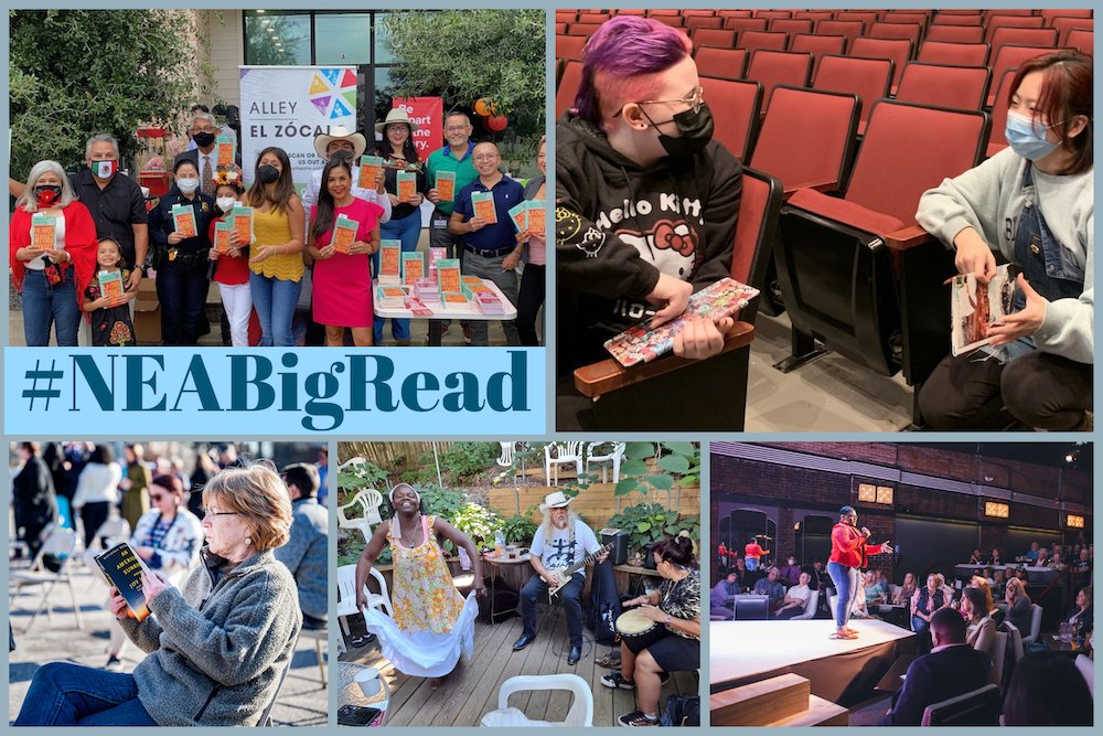 Join the #NEABigRead!

Applications are now open for grants to support NEA Big Read community reading projects between Sept 2023 and Jun 2024! 

The Intent to Apply deadline is Wednesday, Jan 18, 2023. More info: bit.ly/3CQCDkN