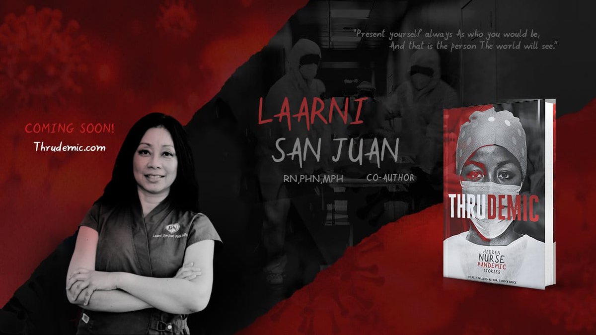 TheNetworkRN's tweet photo. Laarni was recognized as one of the “100 Most Influential Filipina Women in the U.S” - a nurse, a bestselling author, and a changemaker. Meet Laarni San Juan, Public Health Nurse from California. Get Thrudemic to see how she worked tirelessly during Covid-19. 
#Author #thrudemic https://t.co/5bVwFvn2YX