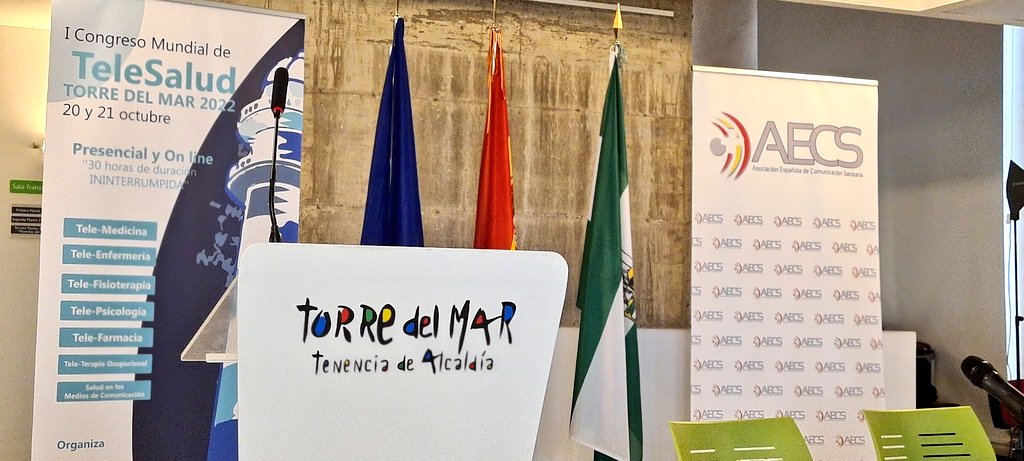 Arranca el 1er Congreso Mundial de Telesalud <a href="/telesaludcongre/">congresotelesalud</a> <a href="/tenenciatdm/">Torre del Mar</a> <a href="/InfoUMA/">Universidad de Málaga</a> #telesalud #comsalud