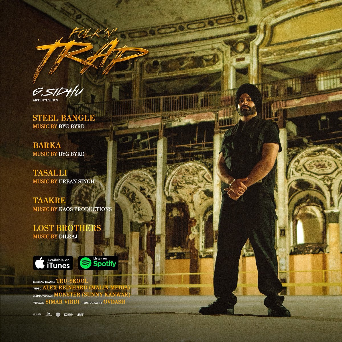 OCTOBER 26, 2022 🗓. 
Folk ‘n’ Trap

👂Ear check up jruri aa

Artist/Lyrics: <a href="/GSidhuOnline/">G. Sidhu</a>  
Music: <a href="/bygbyrdpro/">BYG BYRD 🦅</a> <a href="/Urbansinghmusic/">Urban Singh</a> <a href="/KaosProductions/">Kaos Productions</a> , Dilraj
Video: @MalixMedia  
Photography: OVDash
Media: Mon5ter
Design: Simar Virdi
Special Thanks: <a href="/TruSkoolUK/">Tru-Skool</a>  

#gsidhu #folkntrap