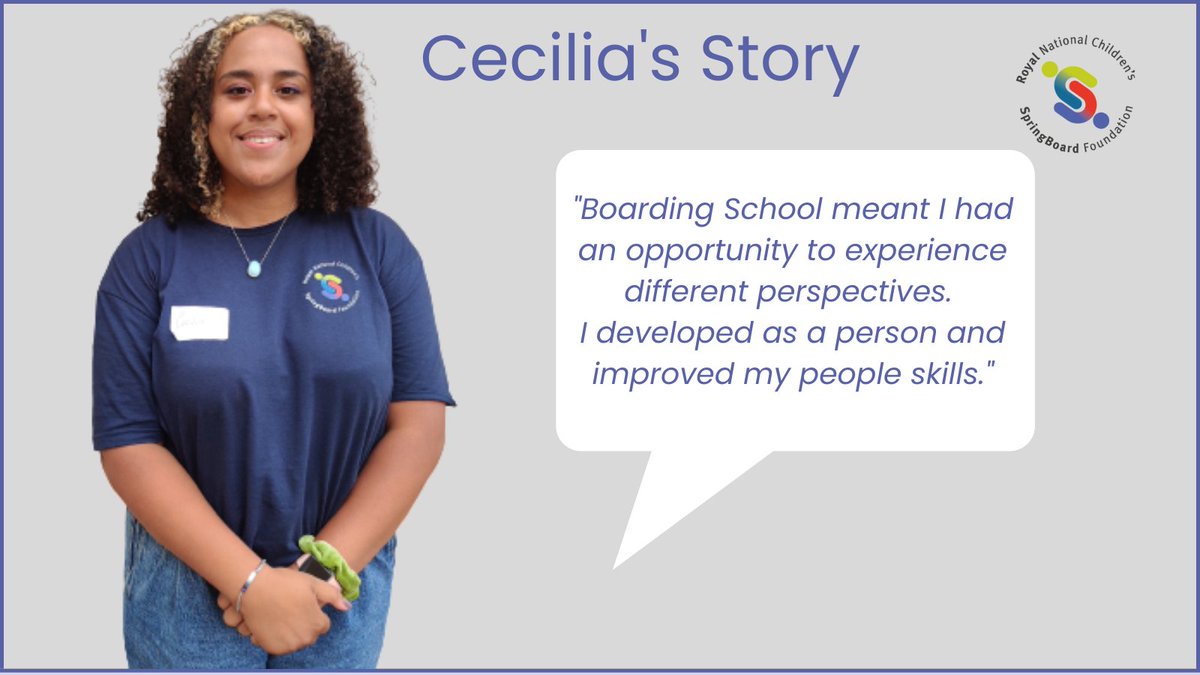 RNCSF17's tweet image. Meet Cecilia. Cecilia is one of our #Springboarders who attended @UppinghamSchool. Attending boarding school meant she could expand her outlook and explore her interests. 
In the future, she would like to open a diagnostics company helping people.
Read👉royalspringboard.org.uk/our-impact-sto…