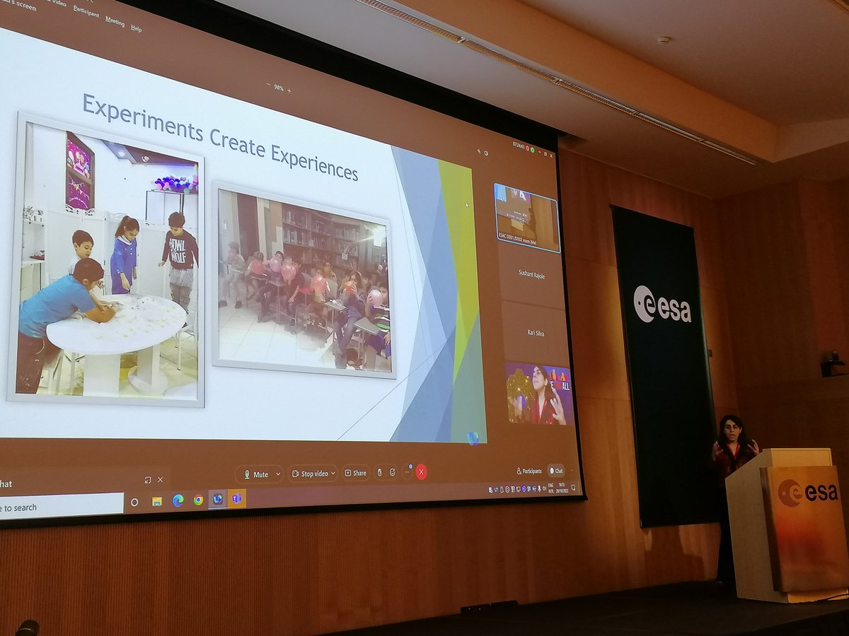 esa_cesar_es's tweet photo. DAY4🌎🌍🌏 teachers worldwide sharing their experiences. Today the Iranian teacher, Shahrzard Mirsoltani #ESA_GTTP2022 
@esa_cesar_es @esa_es @esa @galileoteachers @nuclio_pt @IAC_Astrofisica @faulkestel @SchoolsObs @intaespana @Isdefe_ @LaSciL_project #DiSTARS #ESA #ErasmusPlus https://t.co/aqtKmRhai9