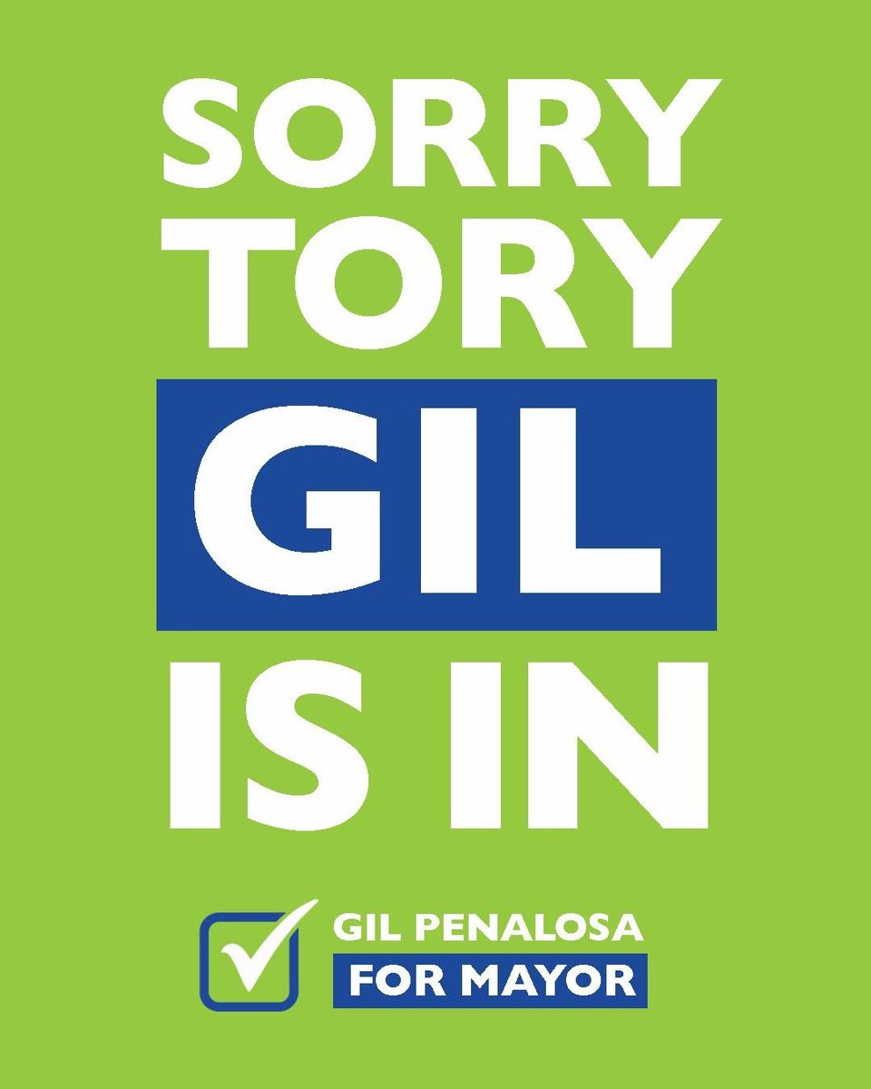 Penalosa_G's tweet photo. At one point Tory thought he'd walk into a third term without having earned it... Not too late to say, sorry Tory, and to VOTE #Gil4Mayor. https://t.co/kr26DGR6Zd