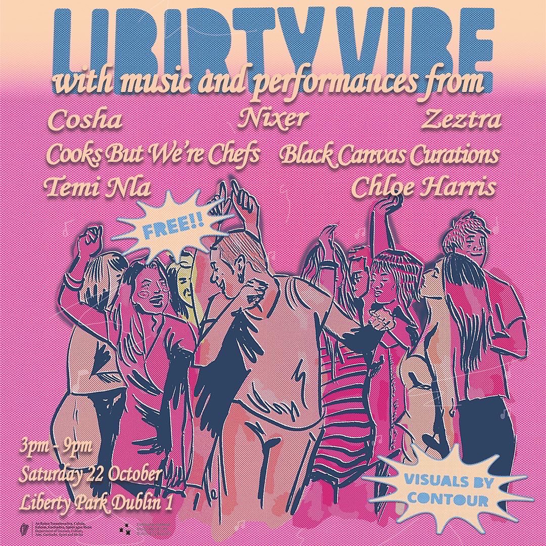 Don’t miss out on Liberty Vibe, a free open-air concert, taking place at Liberty Park this Sat 22 Oct from 3pm-9pm. Featuring acts such as @cosha, @NixerMusic, @CooksBWChefs, @ZeztraOfficial, Temi Nla, Black Canvas Curations, Chloe Harris and more ✨ #LocalLive