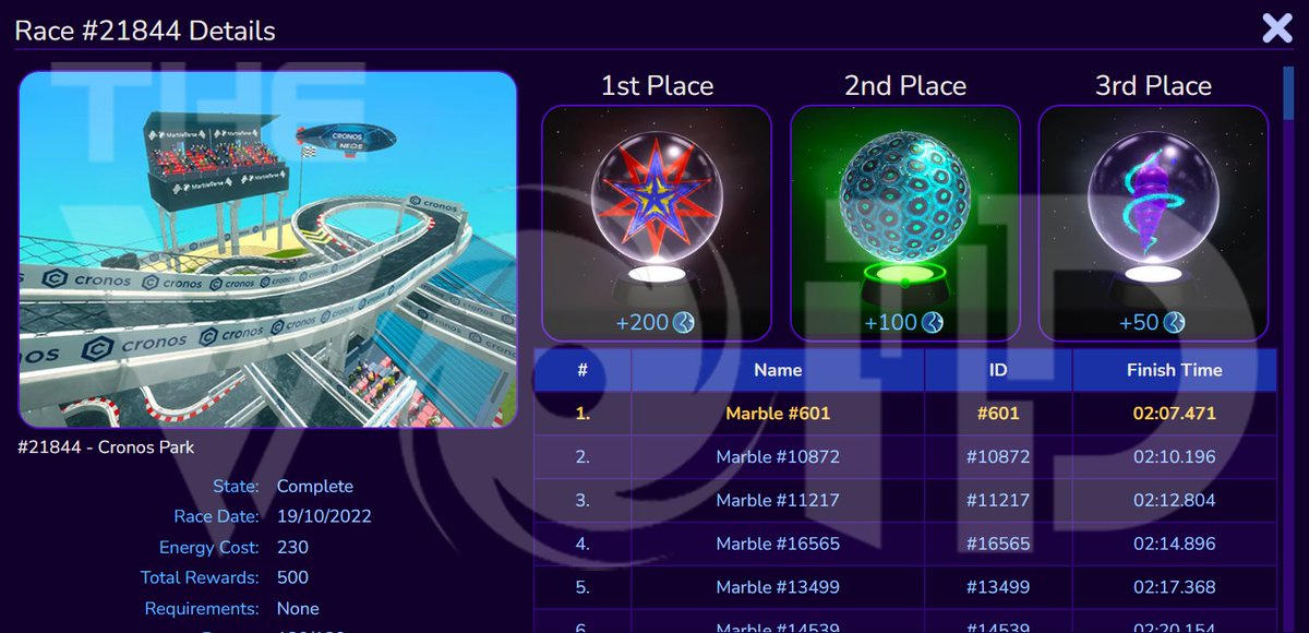 Albert_TheVoid's tweet photo. Got another 1st position! @marbleverse_io #cro #crofam #web3games 🔮 https://t.co/ZDr7piV7JM