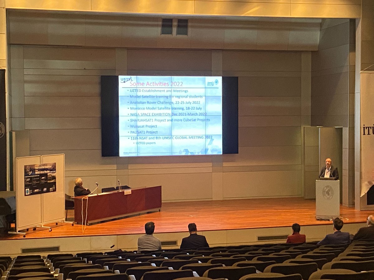 spacebd_inc_en's tweet photo. #Day4 of NanoSat Symposium and UNISEC Global Meeting!

This morning we had the UNISEC local chapter activity report. UNISEC member shared the latest initiatives in each country.
@UNISEC_Global https://t.co/9qBLs88PpV