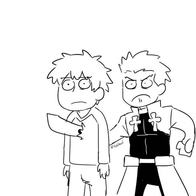 last minute #shirouday doodle cuz I was busy yesterday and couldn't even prepare it! #fatestaynight #FGO 