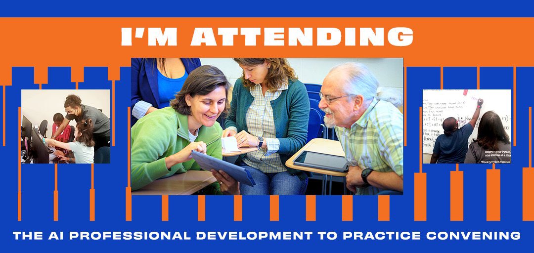 Jared_EQuIPD's tweet photo. Happy to attend the AI professional development at UF today! #AIatUF #AIforK12 #AIforTeachers #AIforK20 https://t.co/z60gFmArRd