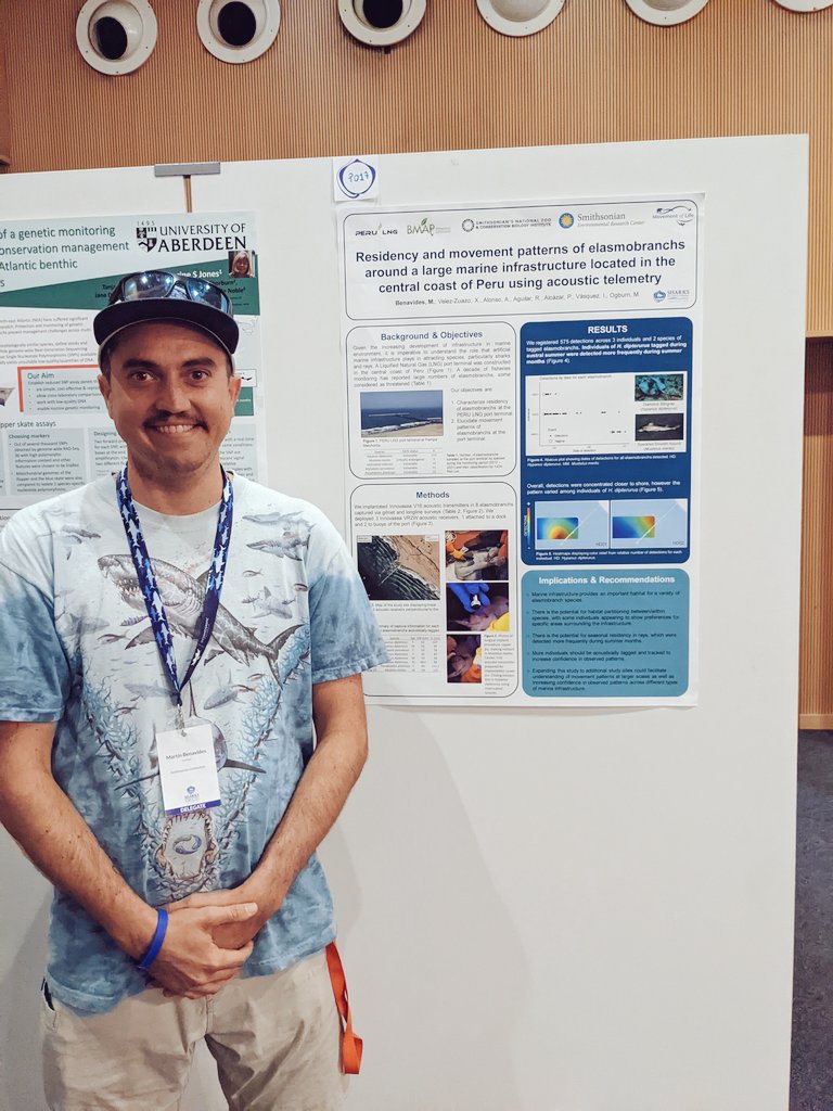 selacophile_dad's tweet photo. For those in Valencia for @SharksInt2022, stop by to hear about the #PeruBMAP elasmobranch acoustic tracking program, part of @SmithsonianMoL #SharksInternational2022 #MovementOfLife
#Trackingnotslacking https://t.co/Bh21jdmqxT