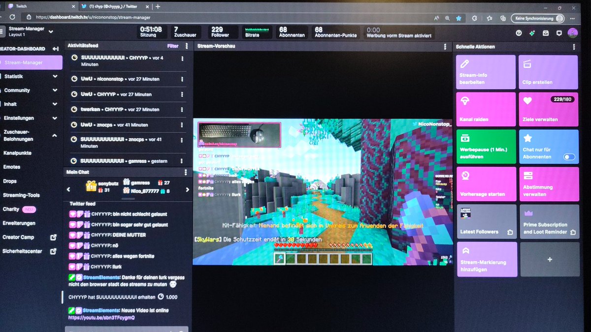 NicoNonstop_'s tweet photo. Jetzt wieder live auf twitch https://t.co/SfssfWZ0RO