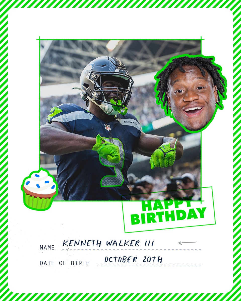 Happy Birthday, @Kenneth_Walker9! 🎉