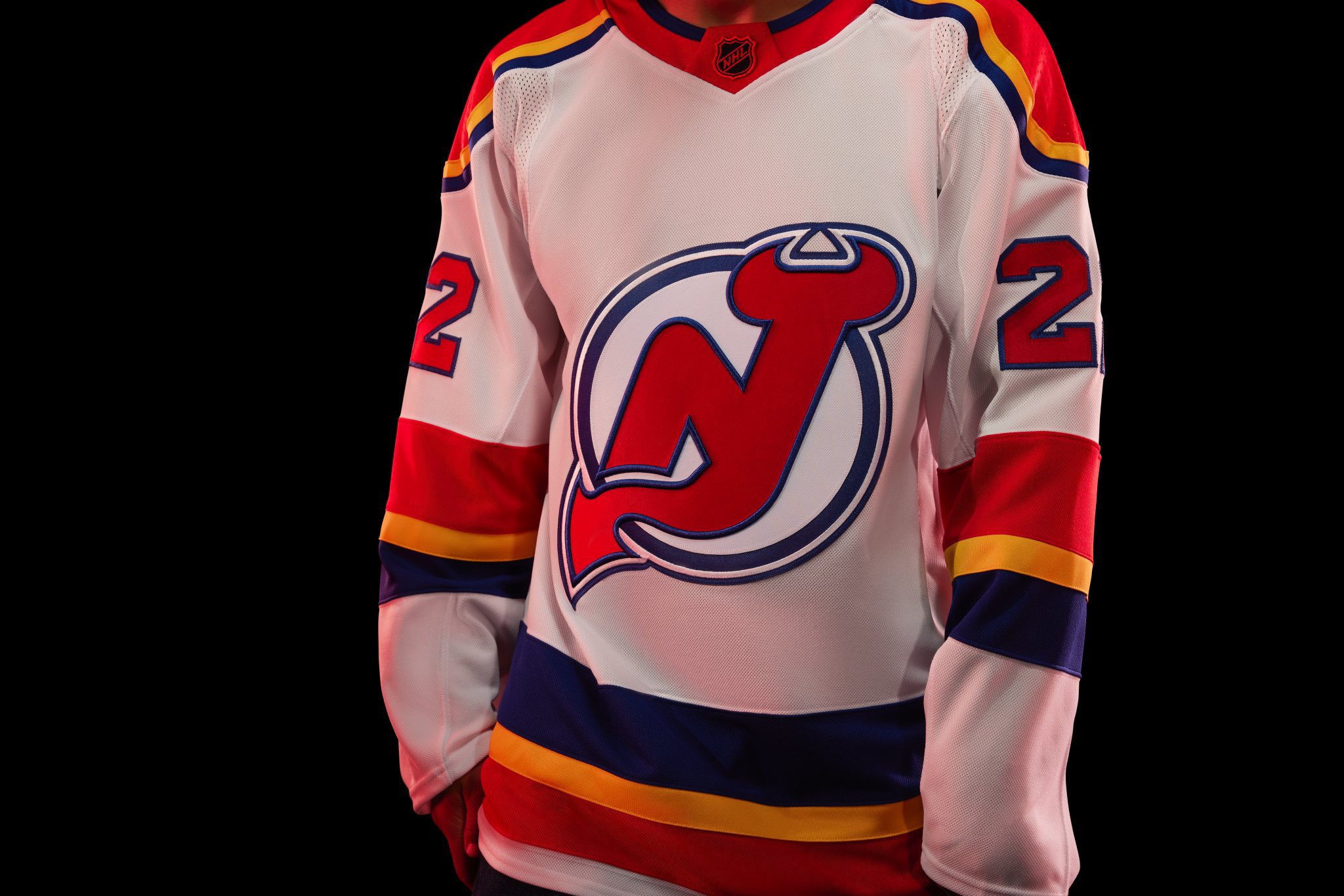 NJDevilsPR on X: Reverse Retro: The Devils will showcase the inaugural  1982 jersey remixed in a Colorado Rockies colorway featuring a vivid bright  athletic white body complimented by gold & navy striping