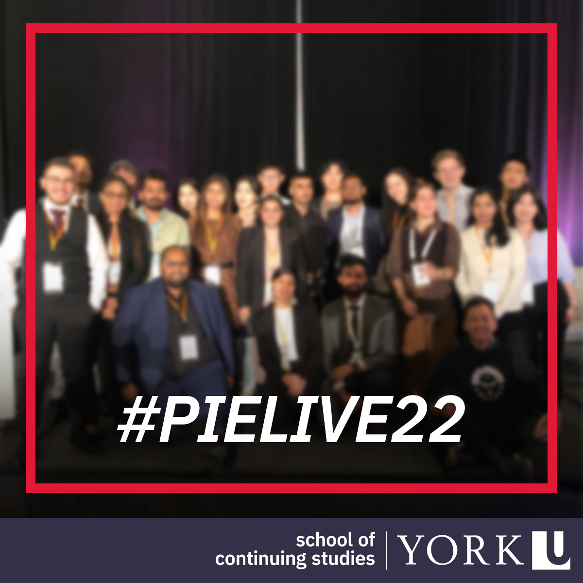 Students from the English Language Institute were selected to attend the recent <a href="/ThePIENews/">The PIE News</a> event in Toronto. 

They participated in a round table discussion and engaged with international and local internationalization experts. 
_
#YUELI #PIELIVE22