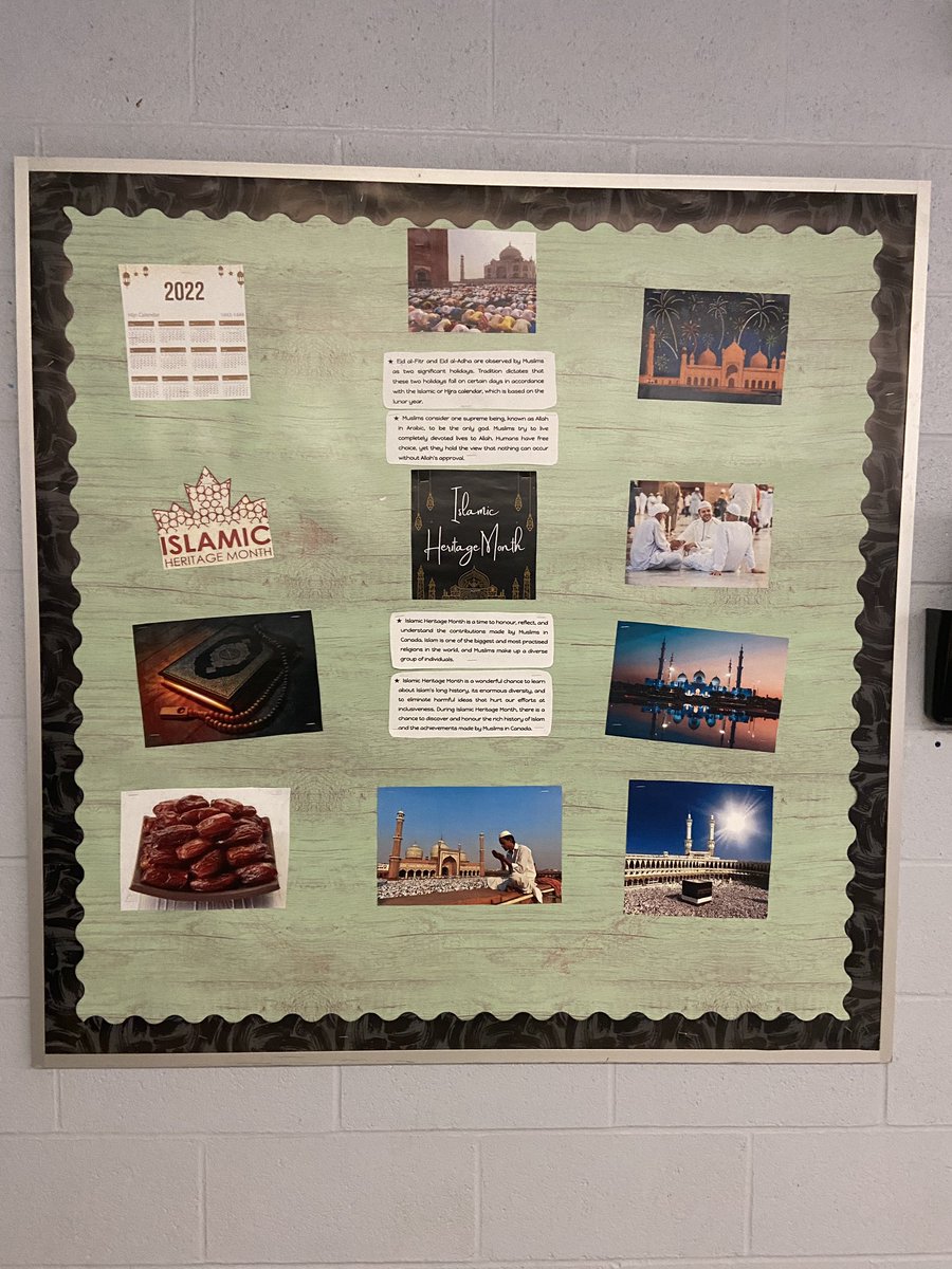 Equity club has been sharing about Islamic Heritage month <a href="/WSherwoodFox/">WSherwoodFox</a>! <a href="/ms_mahood/">Britt Mahood</a>