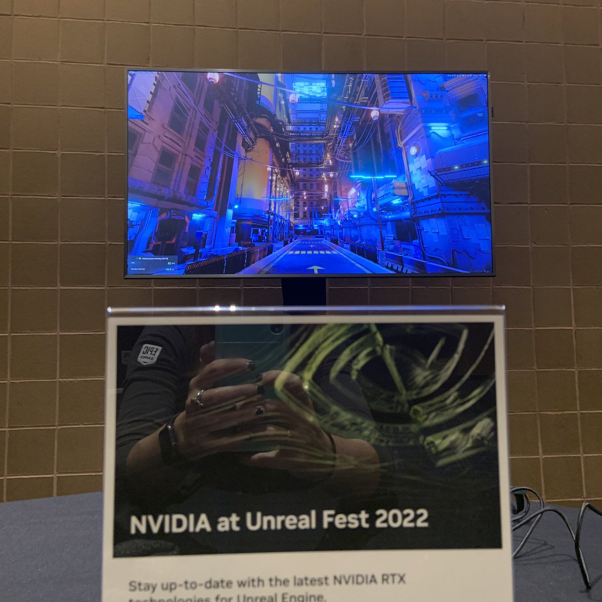 Twice the frames AND it looks better?! Can’t beat that! 🎉 

Demo <a href="/nvidia/">NVIDIA</a>’s AI-based rendering in action with @RichardGameDev at #UnrealFest2022 in the partner lounge!