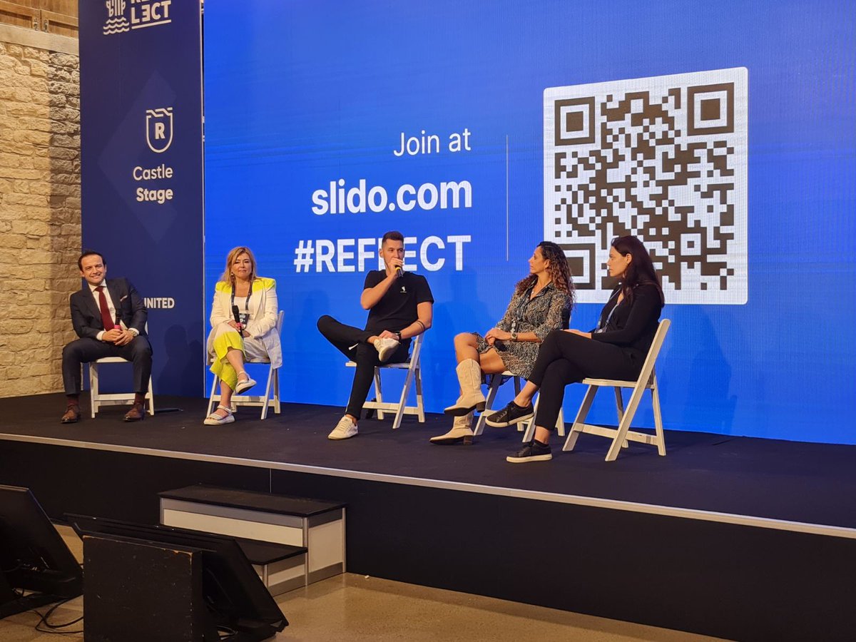 KPMGCyprus's tweet photo. Pangratios Vanezis, Board Member and Head of Enterprise and Startups, participated in a panel discussion within #reflectfest 2022, sharing his experience and thought leadership on female entrepreneurship and how it can be an important element of innovation and development. https://t.co/RM0LMRVcTN