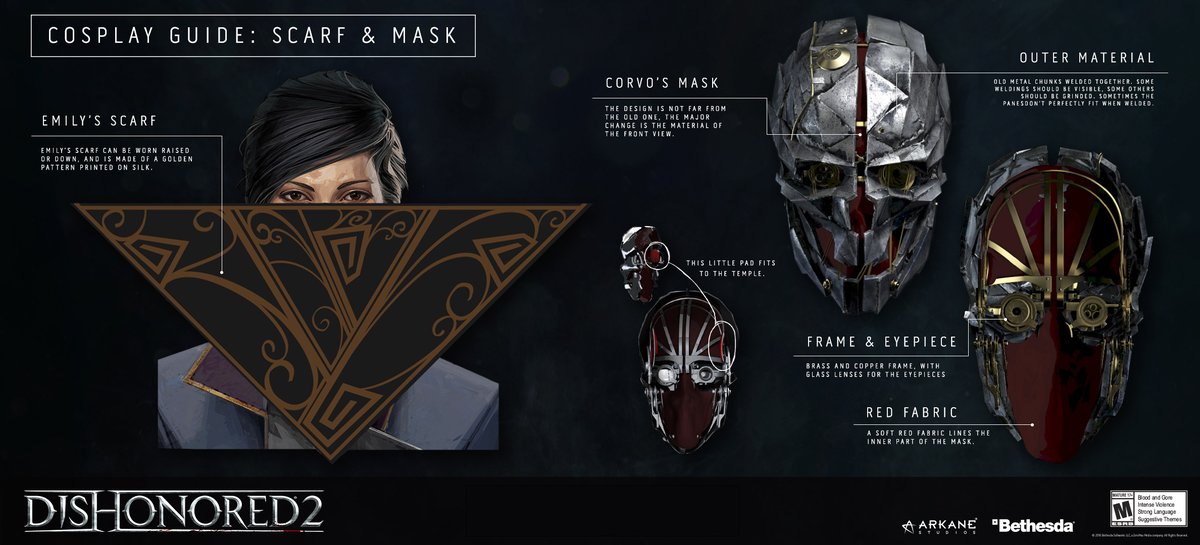 If you're looking for some inspiration for this year's Halloween costume, be sure to check out these cosplay guides! #Dishonored10