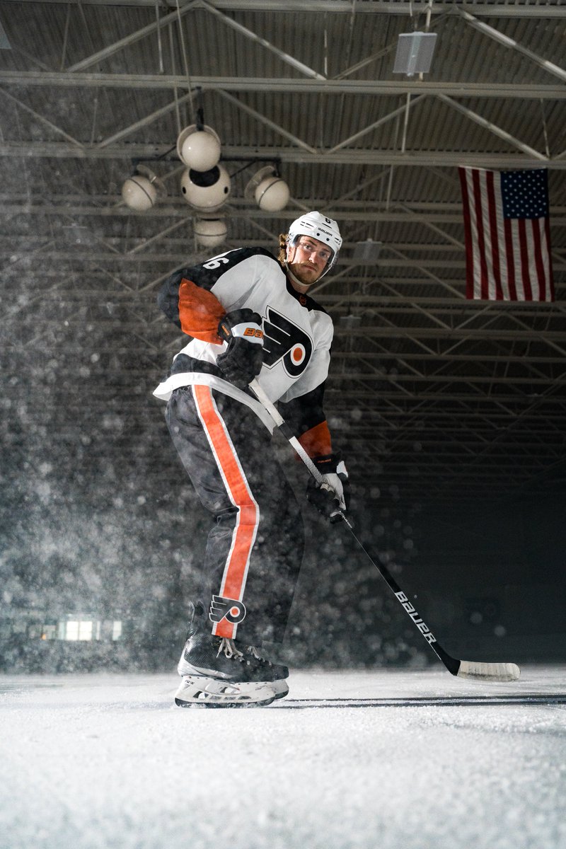 Orange &amp; Black &amp; Cooperalls.

The early 80’s long hockey pants will be worn during warmups each time we wear our new #ReverseRetro <a href="/adidashockey/">adidas Hockey</a> jersey. A brief history of the look that lasted only two seasons: bit.ly/3TksmEv