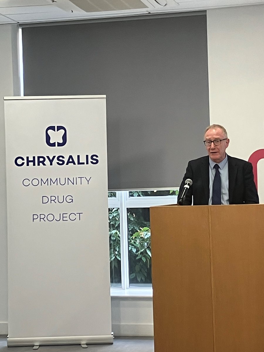 Minister @FrankFeighan attending the launch of the Chrysalis Strategic Plan 2023-2025 @CdpChrysalis