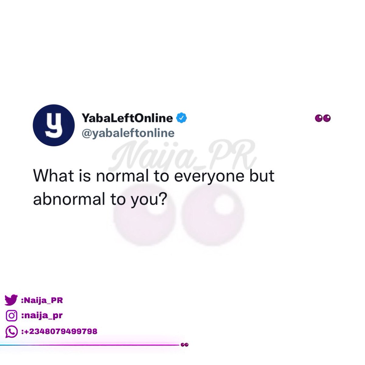 Naija_PR's tweet photo. What’s that thing?? https://t.co/9OhCB21uNs