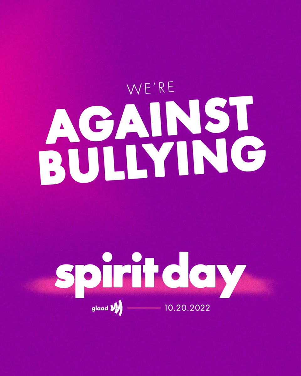 MenAliveChorus's tweet photo. Today is #SpiritDay and offers #LGBTQ youth a means of visibility and existence only made possible by providing life-saving visibility for those who need it more than ever. 🏳️‍🌈 Take the pledge to show them you've got their backs with @glaad. Wear purple! 💜💜💜 #GoPurple https://t.co/HQAkRo1Aia