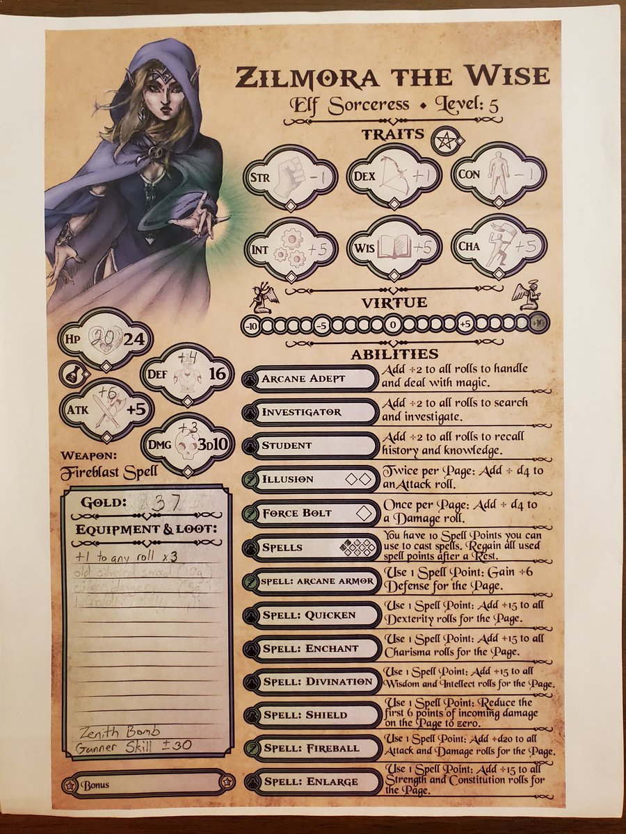 midashand's tweet photo. "OK, Taz, hand it over." *shivers* [-4] (Good god, nat 1)

"No, fine, I need to warm up anyway!"
Attack:[20]
Damage:[14]

"Annnnnd just need to scoop you up." [17] 

"And done. Let's get the hell out of here, team."

#ttrpg #QuestCalendar @SundialGamesLLC https://t.co/OMEV8TyNU6