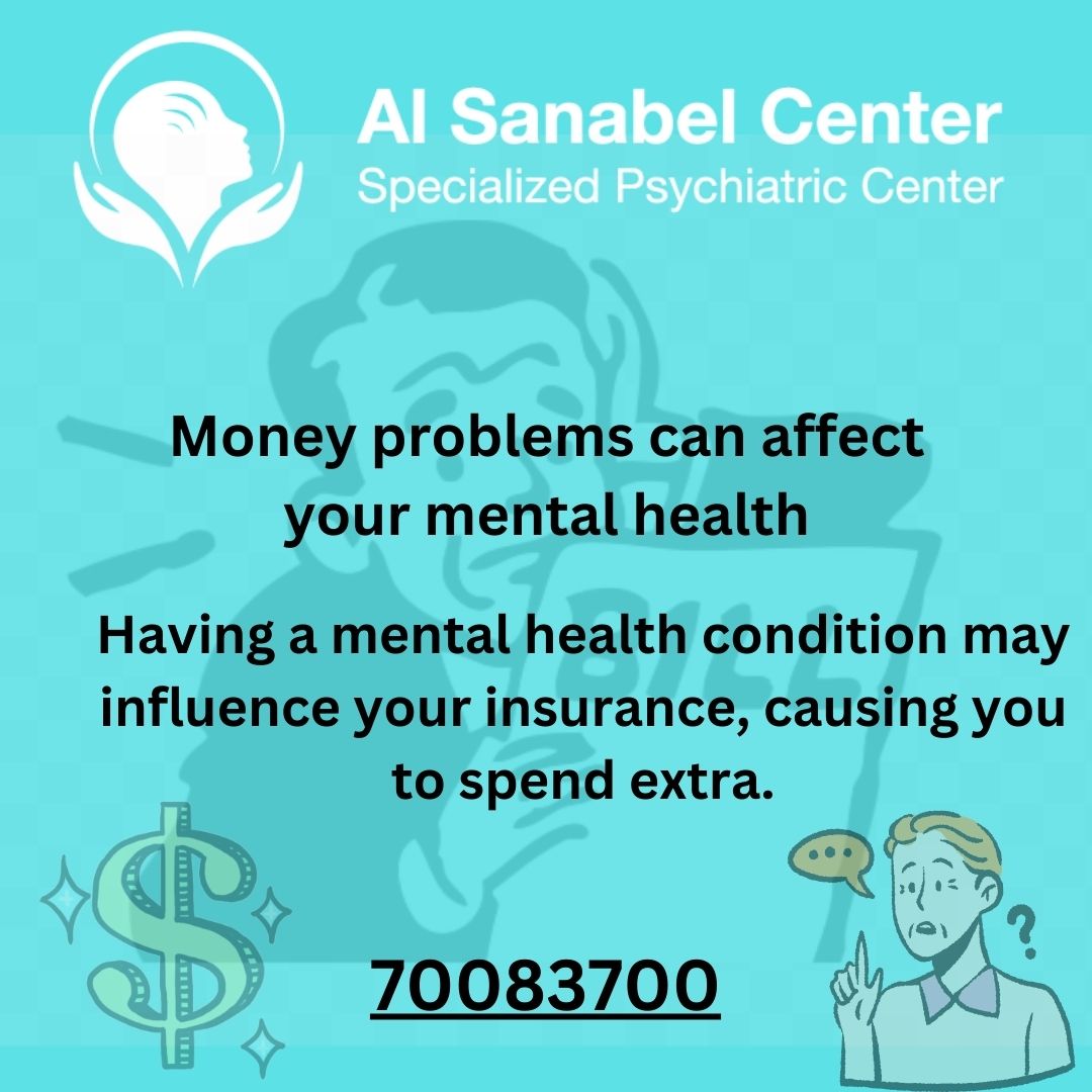 Money problems can affect your mental health?
Having a mental health condition may influence your insurance, causing you to spend extra.
#MentalHealthAwarenessMonth
#mentalhealthissue
#psychiatricclinic
#mentalillness 
#mentalhealthawareness 
#mentalhealthcommunity