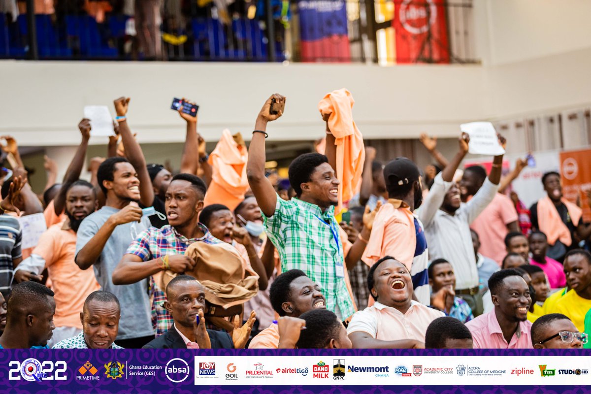 NSMQGhana's tweet photo. ARISE KUHIS and shout for joy🗣️. 

#NSMQ2022 #NSMQQuarters #Primetime https://t.co/Fr06FNXxzB