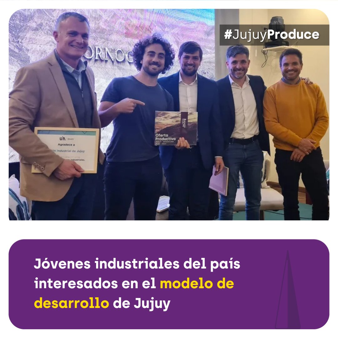 ProduccionJujuy's tweet photo. 🗣️Jóvenes industriales del país interesados en el modelo de desarrollo de Jujuy

🌐Leer más: https://t.co/DTeb1y1yIb 
.
.
.
.
.
#Jujuy #JujuyEnergíaViva #Argentina #JujuyProduce https://t.co/yRnWsw6JPZ