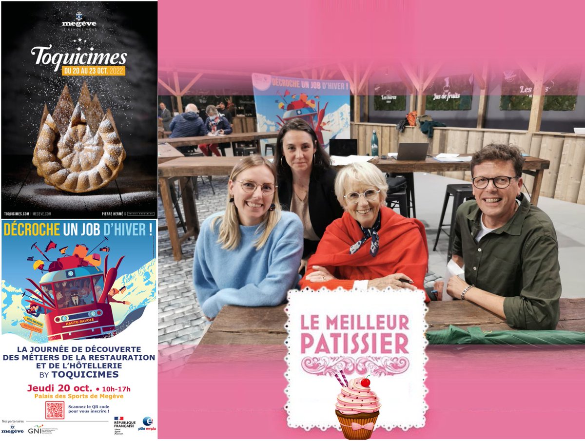 TISSERANDMASSAR's tweet photo. [#Toquicimes] Clôture de cette journée de découverte des métiers de l'Hôtellerie Restauration. 
Les conseillers @poleemploi_ara #Sallanches #HauteSavoiene ne sont sûrement pas les meilleurs pâtissiers😂mais ils sont parmi les meilleurs ambassadeurs de la Détection de potentiel ‼️ https://t.co/raLQm1cIip