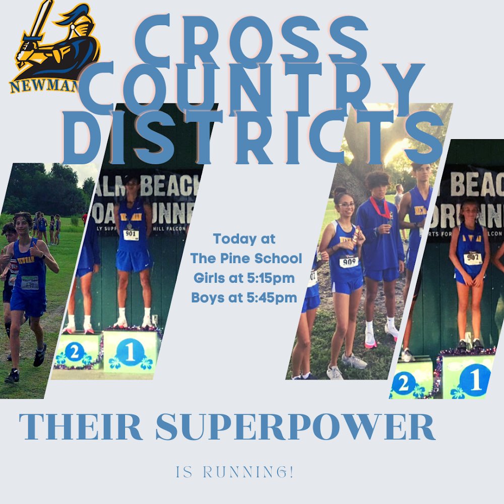 Big day for the football, cheer, and cross country teams! Senior Night and District races! An especially great day to be a Crusader!