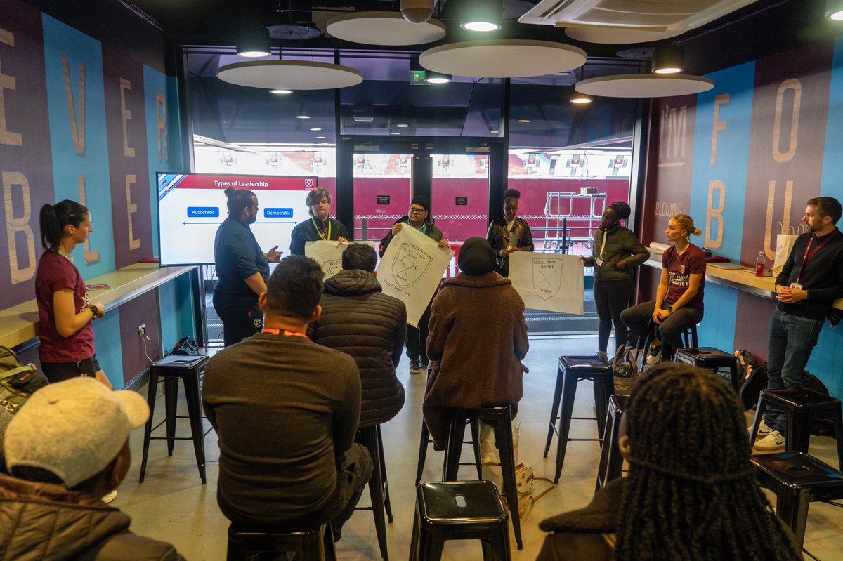 WHUFoundation's tweet photo. Big thanks to @dagnybrynjars and @abbey_leigh_ for attending the @PrincesTrust health & social care careers event yesterday! 😷
As part of the #PlayersProject, the @westhamwomen duo discussed the skills that helped them succeed in their careers during a workshop on leadership 🫡 https://t.co/iu5sOFDSx5