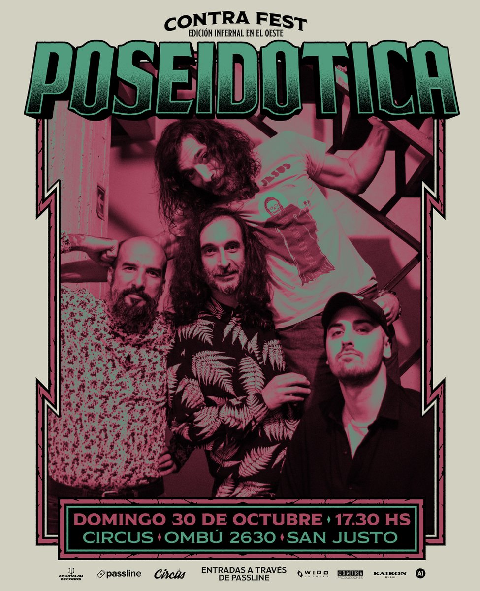 poseidotica's tweet photo. ⚔️ 10 días para el #ContraFest ⚔️
Se acerca el último show del año en el oeste acompañados por @againstmetal Ambassador @mambonegro y Nihil
📍 Domingo 30/10 @CircusBarRock San Justo
⚠️ Preventa 2 con descuento disponible hasta el 23/10: https://t.co/xuvvzHhGFe
📷 @ambarvioletaph https://t.co/HFkNNaPoUg
