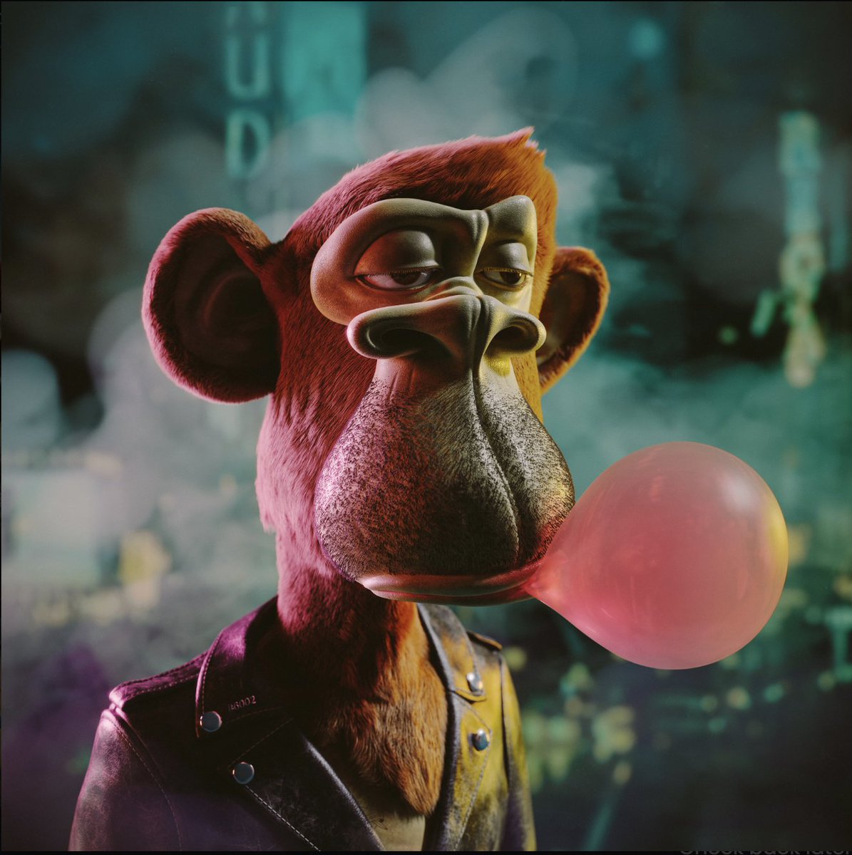 Love bubblegum apes? What's your favorite derivative? This one by <a href="/jenevaNFT/">jeneva</a> made for <a href="/dadswheels/">dadswheels🍌</a> former ape is 🔥