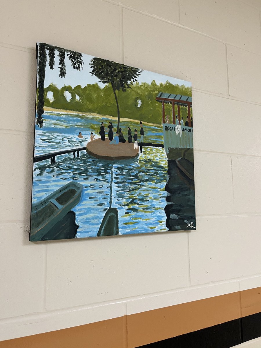 We have student art around every corner creating our school environment. Do you?