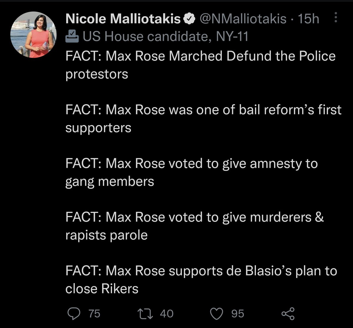TheAmbroseLight's tweet photo. Breaking: @NMalliotakis has found an ancient genie in the basement of Cannon House Office Building and is loudly declaring her five wishes as we speak. https://t.co/MGhjgbOKot