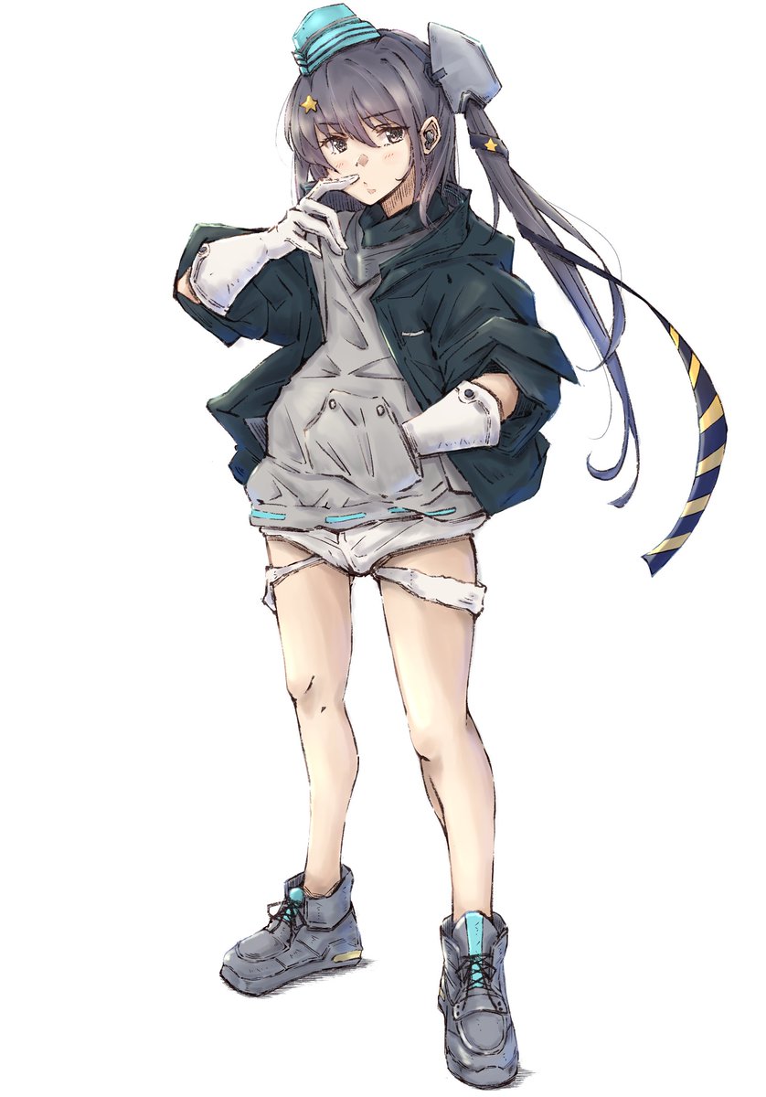 艦これ「『な、なんか海防艦のニオイがするな・・・。ま、気のせいかな。(;゜д゜)』#艦こ」|LD@ZC32S(Skeb募集中！)のイラスト