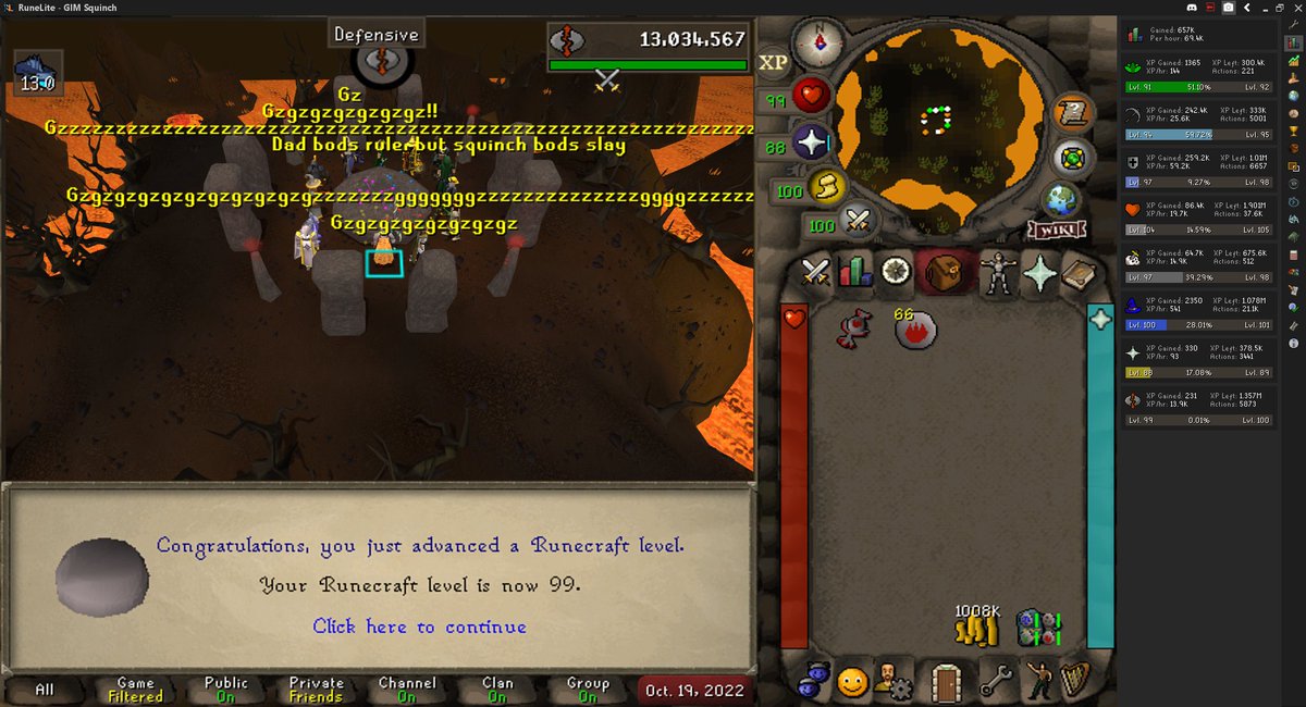 SirSquinch's tweet photo. 99 RC on GIM Squinch achieved! Thank you to all who support this awesome journey. Max incoming. The Dolo series is about to pop off soon! #Dynamic_Dolo #2mansolo #gim https://t.co/M7AmuvJL5U