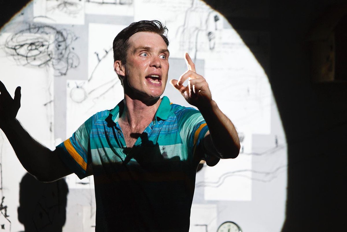 #throwbackthursday 🔙 🎭 We never tire of looking back at the animated expressions of Cillian Murphy and Mikel Murfi in Ballyturk, a co-production between @LandmarkIreland and GIAF that first premiered in 2014! Which is your favourite photo?🤔