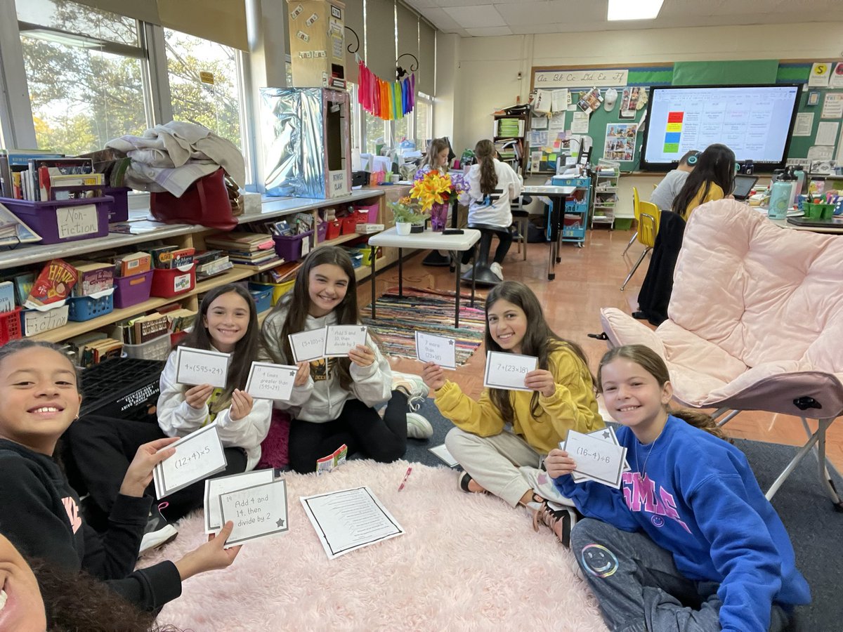 Sharilyn20's tweet photo. A lot going on today in #mathrotations! #numericalexpressions #matchinggames #zearn #dicegames #coloring @WaverlyParkElem https://t.co/tmcCuFyaxw