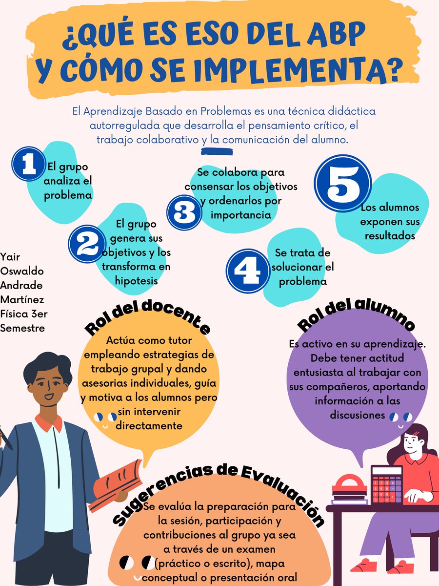 AndradeBigote's tweet photo. El aprendizaje basado en problemas es una motiva a los alumnos a aprender pues les da un objetivo claro. 
#ENSEñandoCiencias @campos_mc https://t.co/5k5G8nMpAR