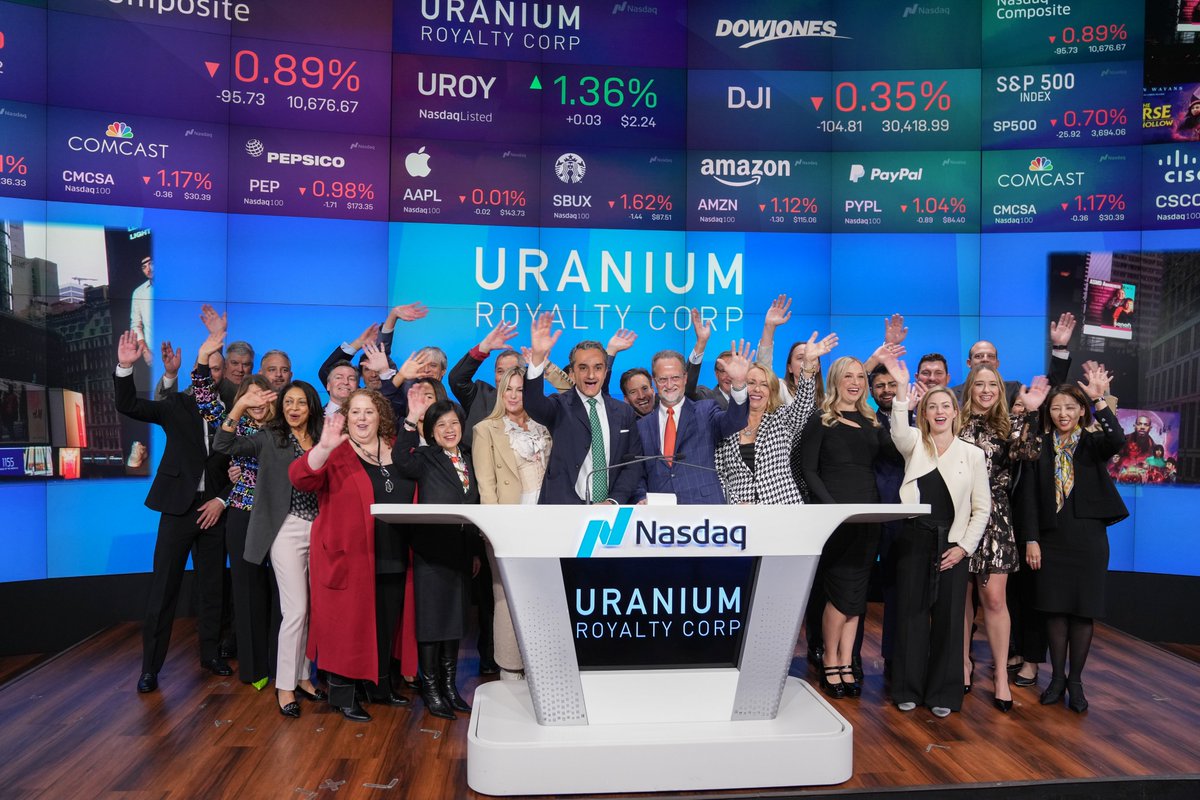 "UROY chooses NASDAQ as its U.S. listing for its ability to reach investors who value technological innovation, cutting-edge solutions to society's biggest challenges. Thanks to NASDAQ, URC team &amp; Board of Directors, valued shareholders in supporting this exciting young company"
