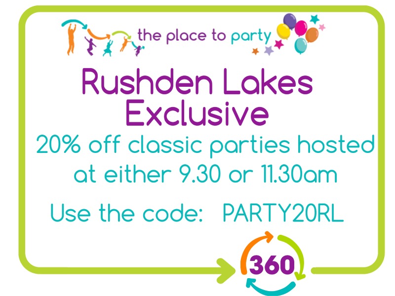 360Lakes's tweet photo. Get ready to Party here at 360 Play!🥳
Receive 20% off our Classic Party package using the code PARTY20RL online, for 9:30am or 11:30am slots.
Full terms and conditions available here: https://t.co/ulBKT5OaBt #party #partyvenue #360play #rushdenlakes @RushdenLakesSC https://t.co/teSwSlITK9