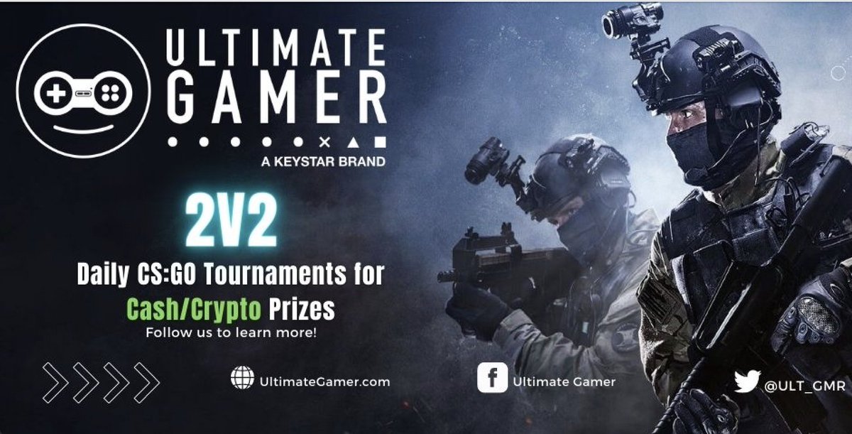 ULT_GMR's tweet photo. 🚨 Calling all @CSGO fans! 🚨

We will be hosting daily CS:GO Wingman tournaments on our app starting Monday, October 24th!

Free entry &amp; cash prizes! 💰💰💰

Tag your duo and retweet for early access! https://t.co/P6OAP0jT9p